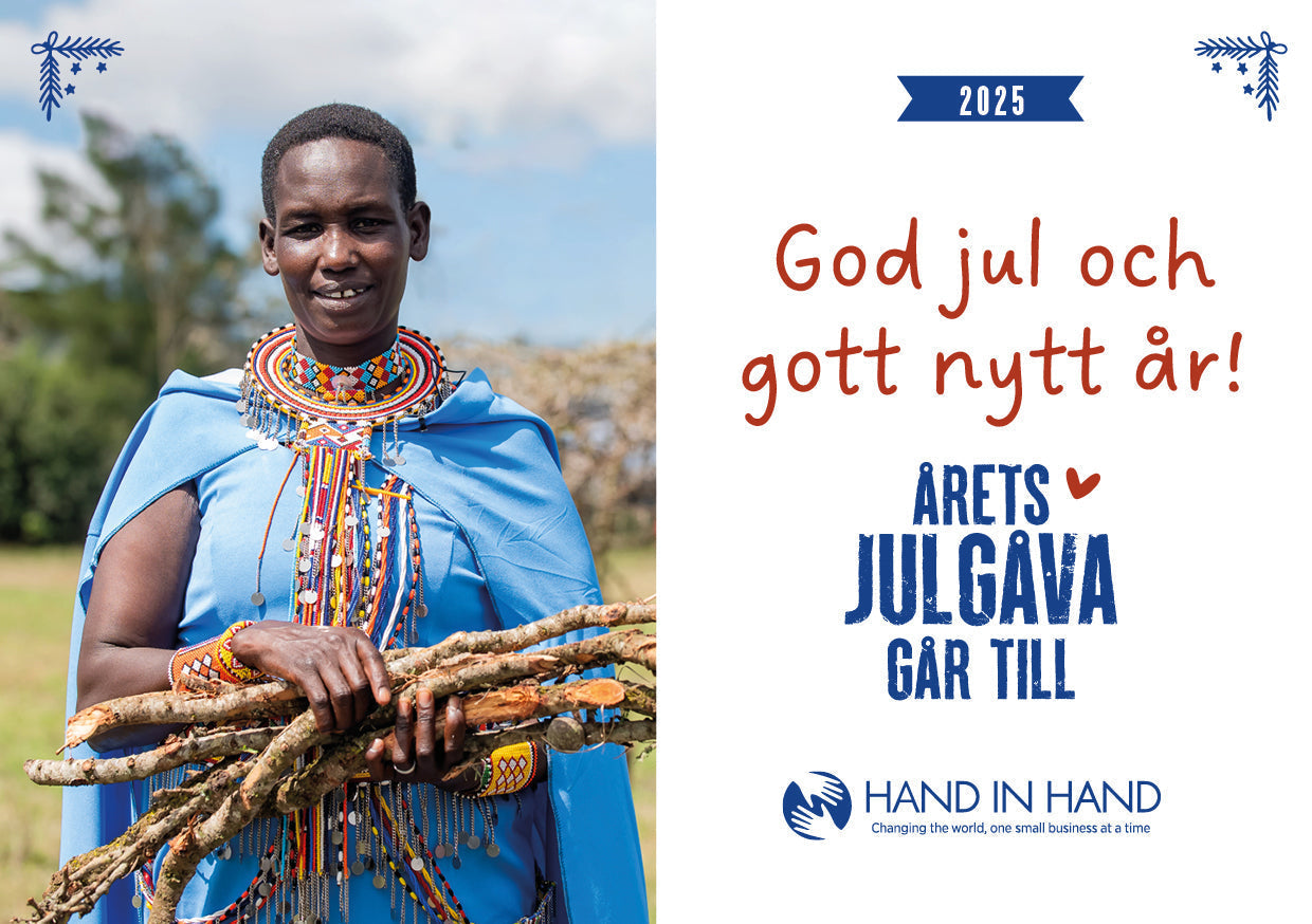 Årets julgåva går till Hand in Hand