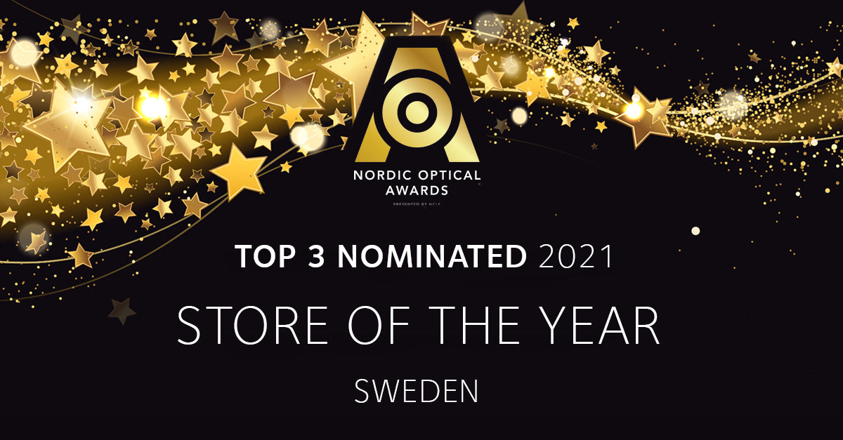 Nordic optical Awards 2021 City Optik nominerad till årets optikbutik