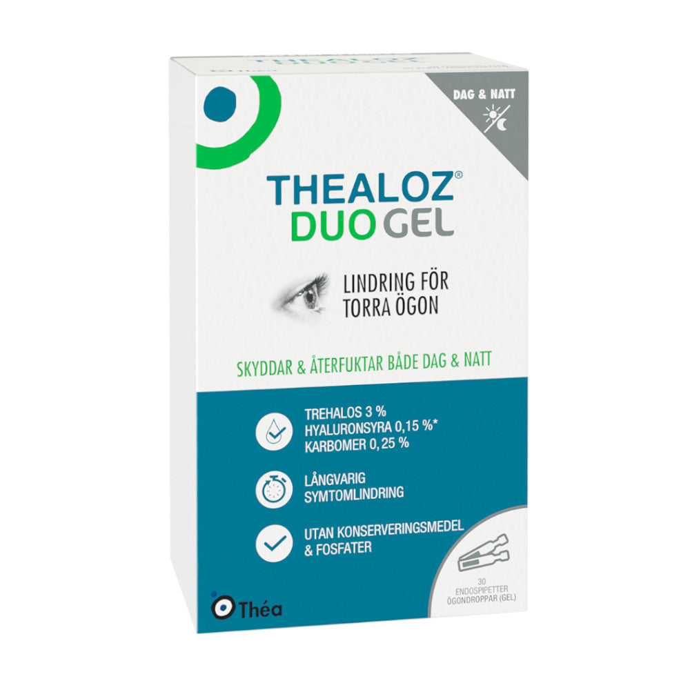 Thealoz duo gel- håller-fukt länge för torra ögon